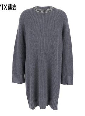 【早秋新品】Pinko 女款ASK ABITO WS STRASS 混纺连衣裙