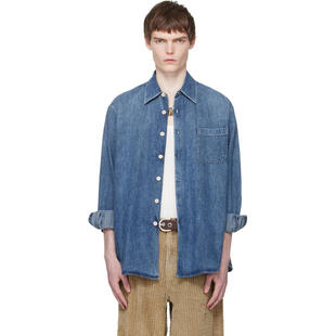 Our Legacy 男士 衬衫 蓝色 Above 牛仔