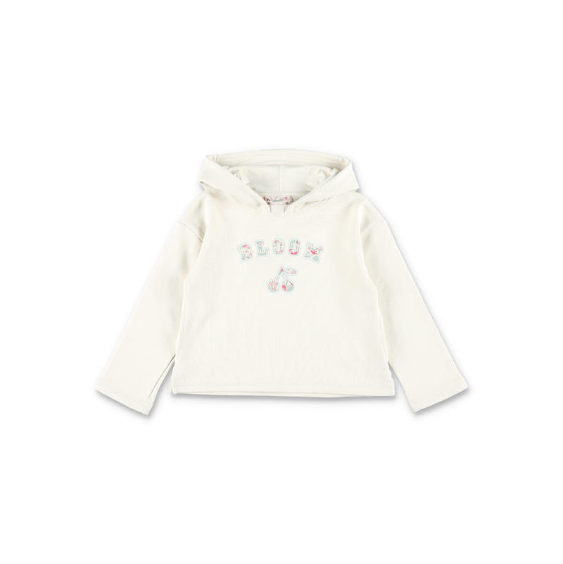 Bonpoint 女童 SS26 卫衣 Carmine 随意舒适贴花缝饰运动衫童装