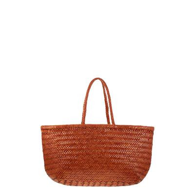 Dragon Diffusion 女士 SS25 单肩包 JUMP 三格大号编织皮革包包