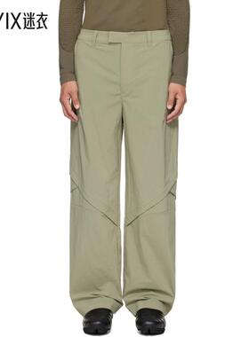 J EONGL I 男款绿色 Softshell Slash 长裤 迷衣时尚