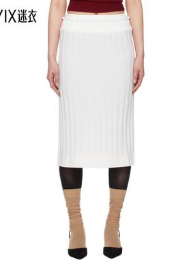 Shushu/Tong 女士白色 Waist Lace 半身裙  迷衣时尚