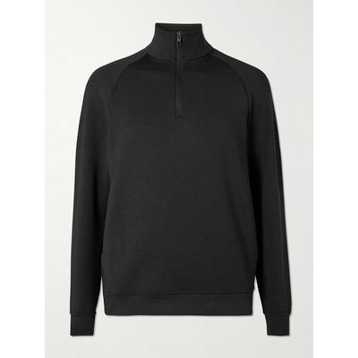 lululemon 男士 卫衣 Recycled-Jersey 光滑胸垫弹力半拉链运动衫