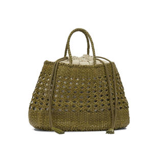 手提包 Dragon SS26 女士 绿色水牛纹小牛皮手袋 Diffusion