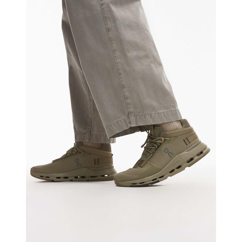 On 男士 运动鞋 Cloudnova 2 all day 绿色训练鞋