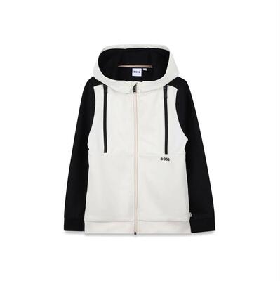 Boss 博斯 男童 SS25 服装 拉链开襟羊毛带短裤套装童装