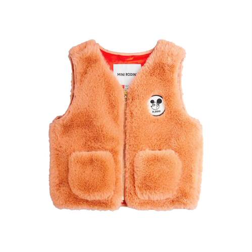 Mini Rodini 女童 FW25 马甲 背心童装