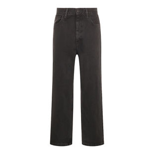 Carhartt WIP卡哈特 女士 BRANDON 黑色石头色棉质牛仔长裤