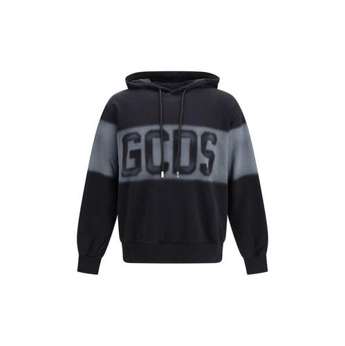 GCDS 男士 FW26 卫衣 SPRAY 徽标连帽运动衫