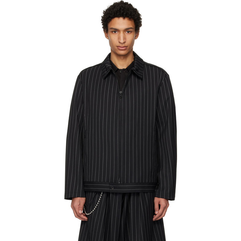 Y-3 男士 夹克 黑色 Refined Wool UT图片
