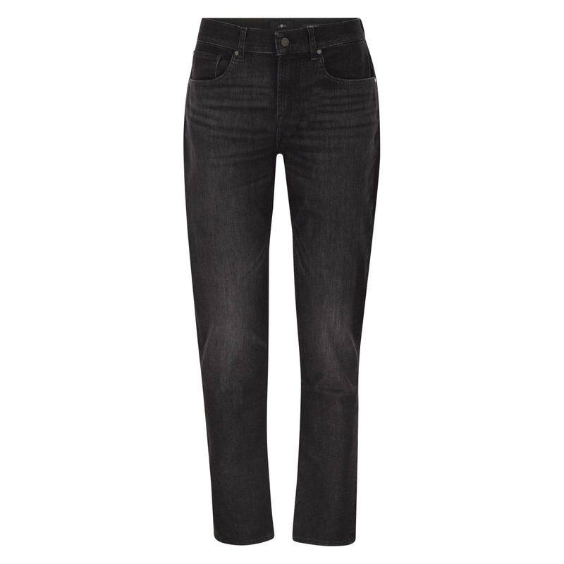 7 For All Mankind 男士 长裤 medium-waisted 修身锥形紧身裤