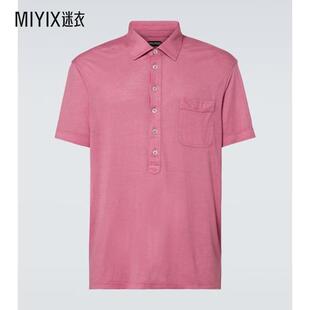 Ford汤姆 男款 Tom 福特 真丝亚麻Polo衫 迷衣时尚