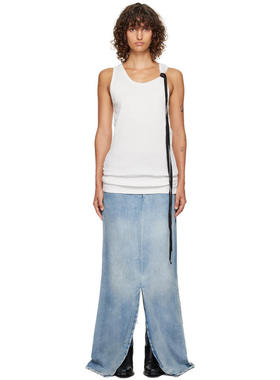 Ann Demeulemeester 女士 背心 灰白色 Seva 背心