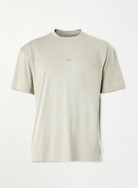 Satisfy 男士 T恤 AuraLite™ 徽标印花扎染T恤