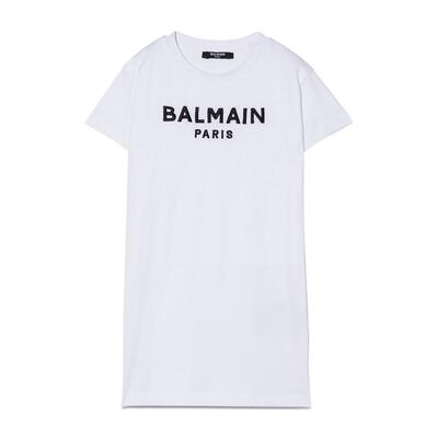 Balmain 巴尔曼 女童 SS22 连衣裙 带Logo童装