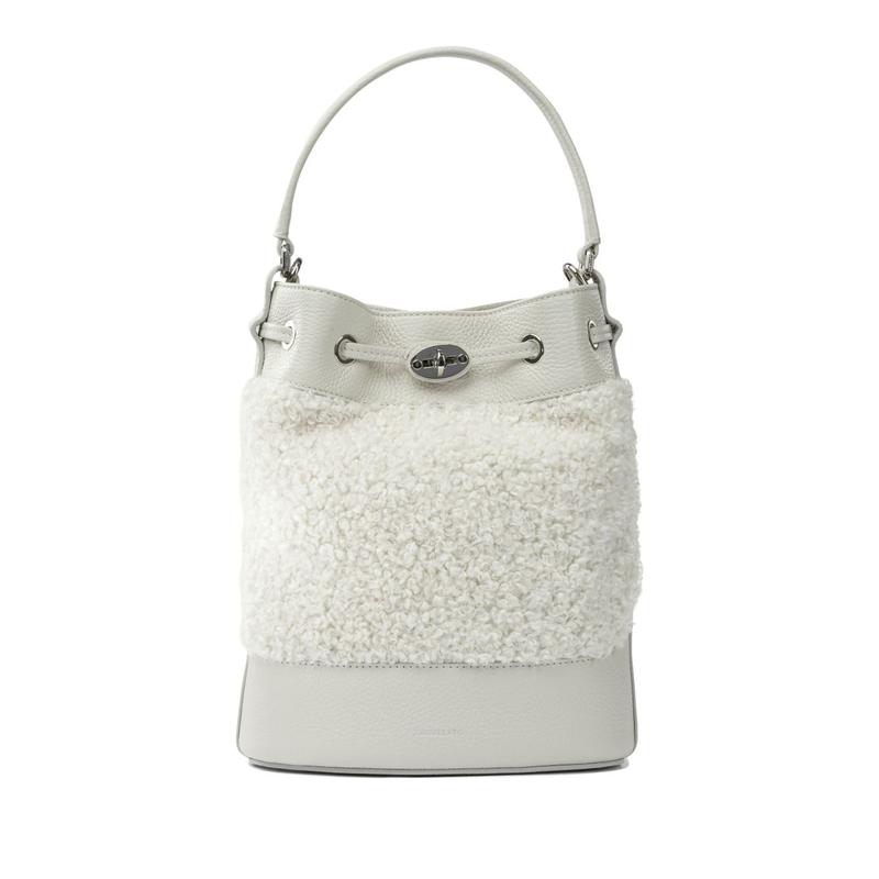 Zanellato 女士 FW25 手提包 MONDÀ DOLLY 小号皮革水桶包