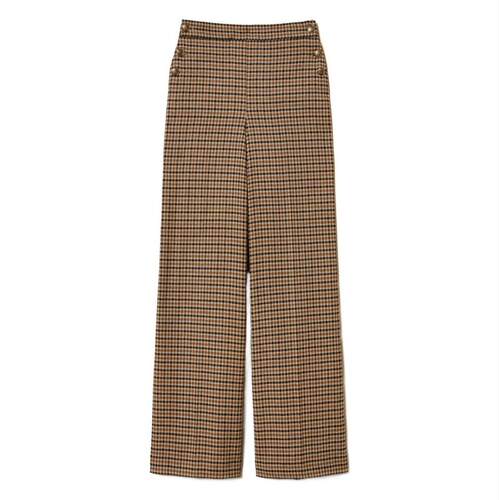 TWINSET 女士 FW25 长裤 小号格纹裤子