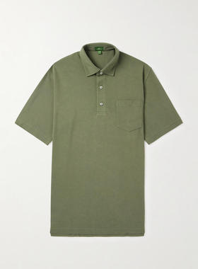 SID MASHBURN 男士 衬衫 Peri Logo刺绣皮玛棉棉质凸纹布Polo衫