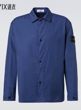 Stone Island石头岛 男款Compass 棉质帆布衬衫式夹克 迷衣时尚