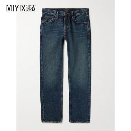 Nudie Jeans 男士Gritty Jackson 修身直筒牛仔裤 迷衣时尚
