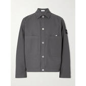 男士 SS26 夹克 Stone Appliquéd 石头岛 Logo 棉质帆布 Island