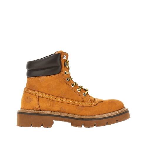 DSquared2 D二次方 男士 FW26 短靴 D2枫叶压纹绒面革