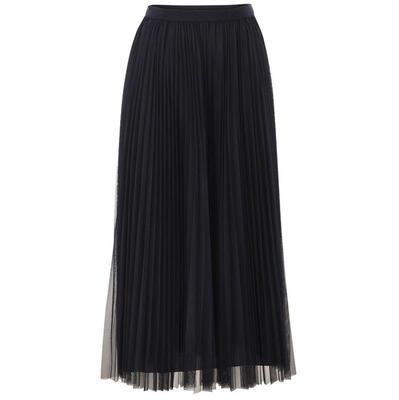 Fabiana Filippi 女士 SS26 中长裙 宽褶薄纱裙