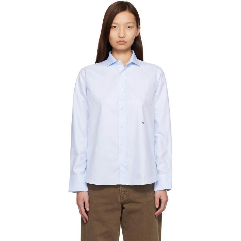 HommeGirls 女士 衬衫 蓝色 Classic