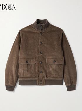 VALSTAR 男款Valstarino 棉混纺灯芯绒带里衬夹克 迷衣时尚