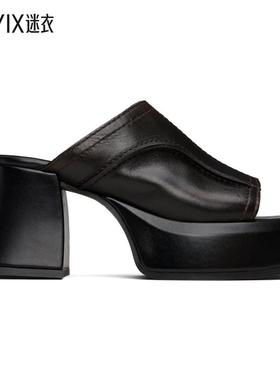 Miista 女款棕色 Lota 穆勒鞋 迷衣时尚