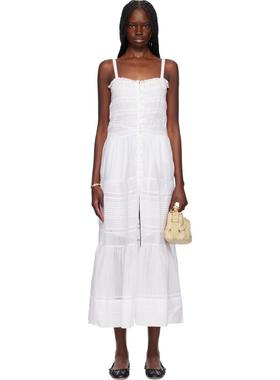 ISABEL MARANT Étoile 女士 中长连衣裙 白色 Divine 连衣裙