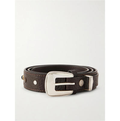 Lemaire 勒梅尔 男士 FW26 腰带 棕色 Western Studs 30
