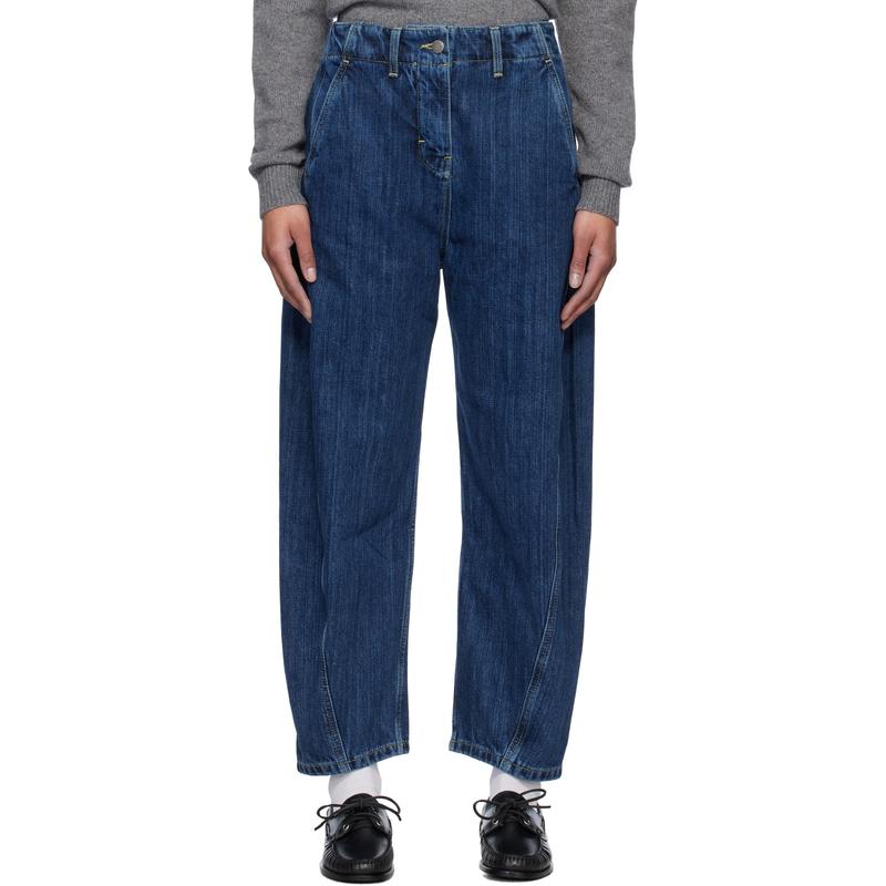 Studio Nicholson 女士 牛仔长裤 蓝色 Akerman 牛仔裤