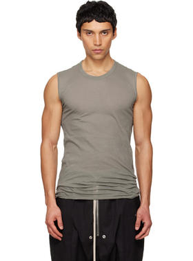 Rick Owens 男士 背心 灰色 Temple Basic SL 背心