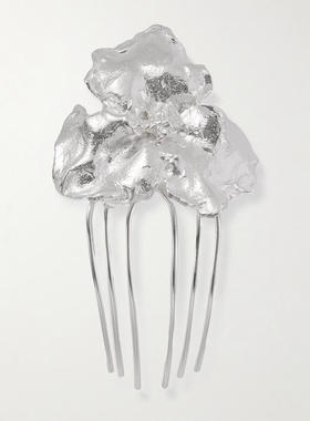 Completedworks 女士 CO 发夹 镀银发梳