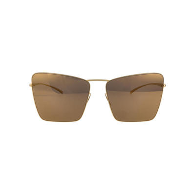 Mykita 中性（成人） SS25 太阳镜 金色金属太阳眼镜