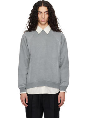 Lady White Co. 男士 卫衣 灰色 Heavy Gusset Crewneck 套头衫