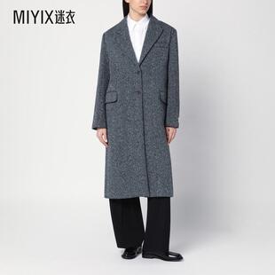 迷衣时尚 Calvin 单排扣羊毛混纺大衣 KleinCK 女款