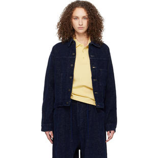 Needles 女士 夹克 海军蓝 Darts Bottom