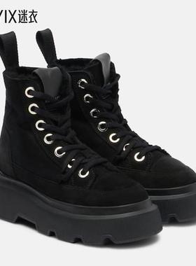 INUIKII 女款Matilda 绒面革登山靴 迷衣时尚