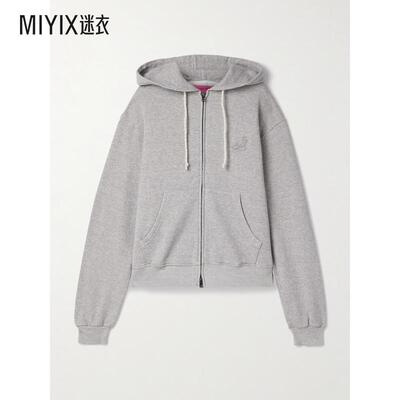 The Elder Statesman 女款Daily 棉质羊绒混纺针织连帽衫 迷衣时