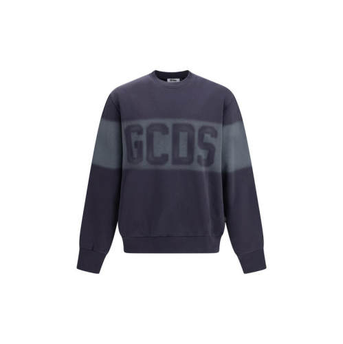 GCDS 男士 FW26 卫衣 SPRAY 徽标圆领