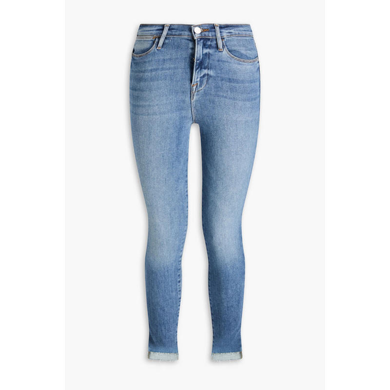 FRAME 女士 牛仔长裤 高腰紧身牛仔裤