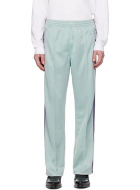 Needles 男士 运动长裤 绿色 Poly Smooth 运动裤