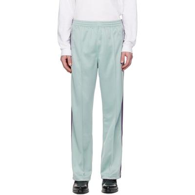 Needles 男士 运动长裤 绿色 Poly Smooth 运动裤