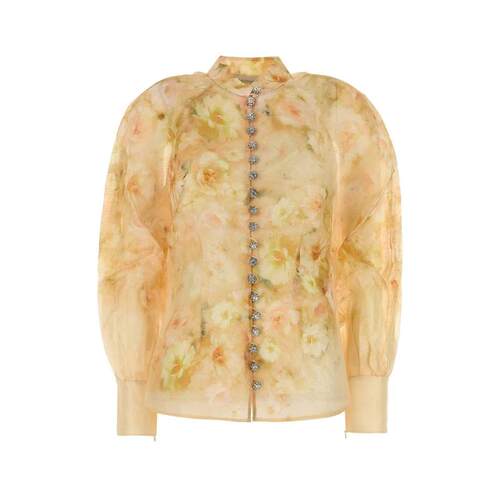 Zimmermann 兹默曼 女士 SS25 衬衫 压褶纽扣