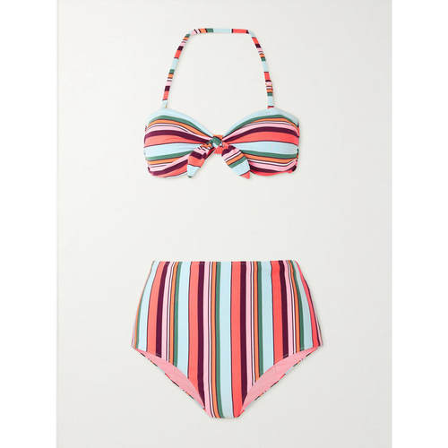 Lemlem 女士 SS26 比基尼 Ava + Elsi 印花罗纹比基尼