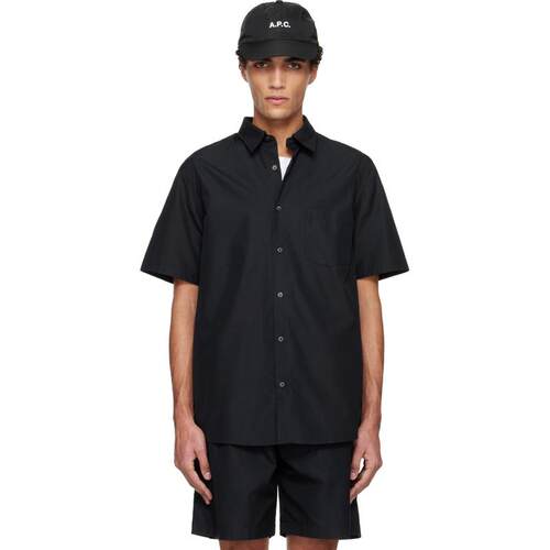 A.P.C. 男士 衬衫 黑色 Bart 衬衫