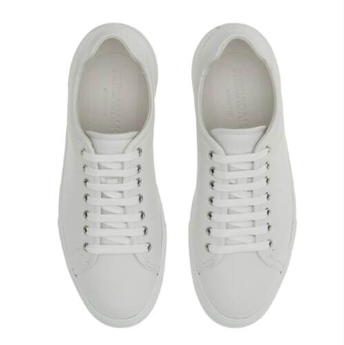 Ferragamo 菲拉格慕 男士 SS24 运动鞋 白色皮质带Logo