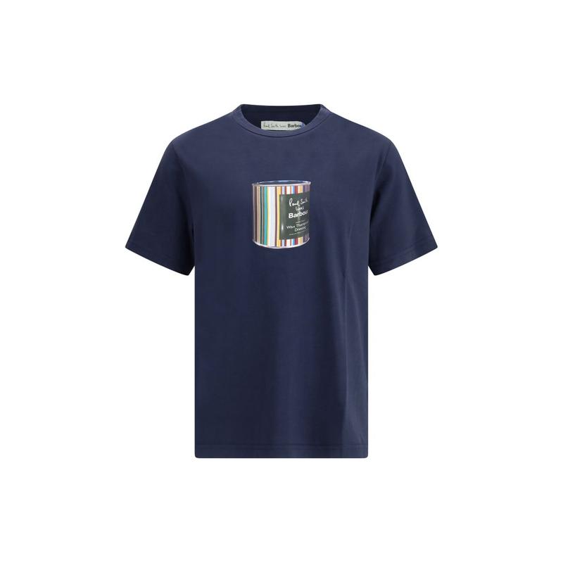Barbour 男士 FW25 T恤 X Paul Smith 喜歡 蠟罐圖案 T 卹
